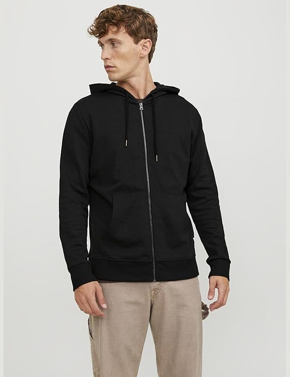 jack & jones herren hoodie mit reißverschluss – schlichter, bequemer kapuzenpullover für alltag und freizeit jack & jones herren hoodie mit reißverschluss – schlichter, bequemer kapuzenpullover für alltag und freizeit
