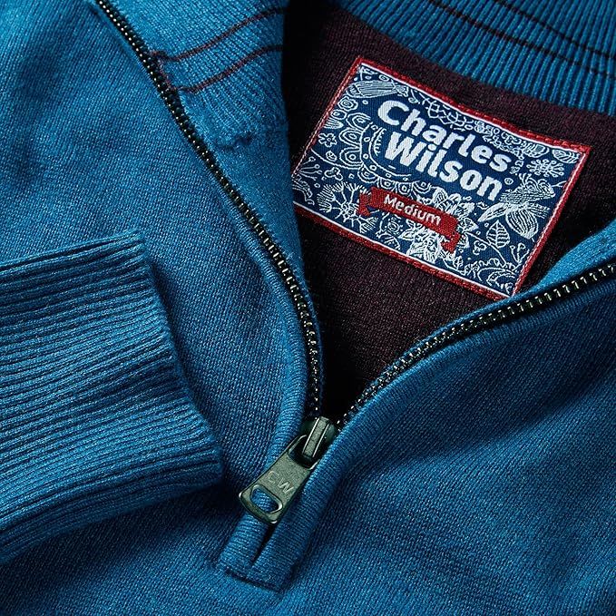 charles wilson herren baumwollpullover mit reißverschluss – bequemer, lässiger und vielseitiger zip pullover für alltag, freizeit und sportliche aktivitäten charles wilson herren baumwollpullover mit reißverschluss – bequemer, lässiger und vielseitiger zip pullover für alltag, freizeit und sportliche aktivitäten