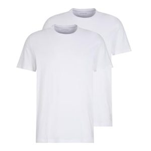 TOM TAILOR Herren Crewneck T-Shirt Doppelpack für den Daily Wear mit Stretch-Funktion in verschiedenen Farben und Größen