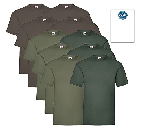 318a8xwd4tl.jpg Fruit of the Loom Herren Valueweight T-Shirt.quality.fit for men.valueweight pack of 10