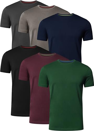 31hq2ma eal.jpg FULL TIME SPORTS Herren T-Shirts 6er Set Pack Fashionable und Comfortable Temperamente TEM1