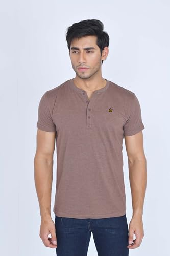 31l3ikp4lhl.jpg JRC Just Royal Clothing 2er-Pack-light-Herren-Henley-T-Shirts-mit-halben-Ärmeln-für-Sommer-Bequeme-unteren-Oberteile-Hig