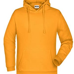 James & Nicholson Herren Basic Kapuzensweat - komfortable Jacke für den Alltag und Sport - Klassischer Hoody mit Känguru