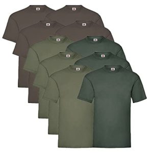 Fruit of the Loom Herren Valueweight T-Shirt.quality.fit for men.valueweight pack of 10