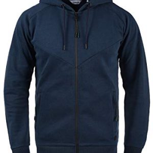 Solid SDGelbert Herren Sweatjacke Kapuzenjacke - Regular Fit mit Eingrifftaschen und Rippbündchen - Baumwollmischung für