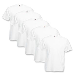 Fruit of the Loom 10er Pack Valueweight T-Shirt für Männer zur Herbstingrессия