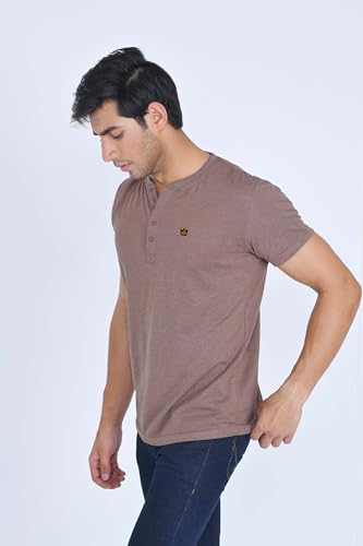 31v69k9i 0l.jpg JRC Just Royal Clothing 2er-Pack-light-Herren-Henley-T-Shirts-mit-halben-Ärmeln-für-Sommer-Bequeme-unteren-Oberteile-Hig