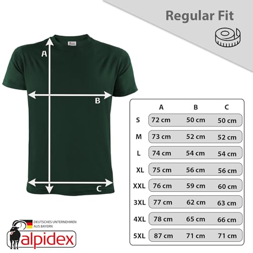 41q92ptnbl.jpg ALPIDEX Herren T-Shirts 5er Set Rundhals einfarbig --sizing für den perfekten Look -gemütlich und bequem zu tragen -idea