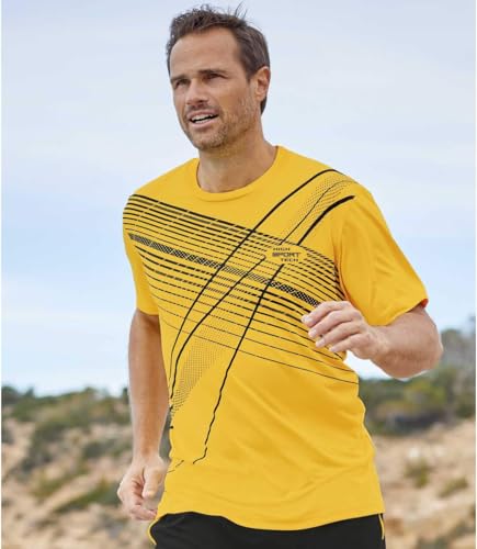 41cwwqylfyl.jpg ATLAS FOR MEN 4er-Pack T-Shirts - Großgrösse von M bis 5XL Modeleyerfreundlich für Denker und Träumer