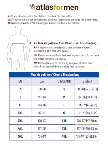 41dzin 7ral.jpg ATLAS FOR MEN 4er-Pack T-Shirts - Großgrösse von M bis 5XL Modeleyerfreundlich für Denker und Träumer