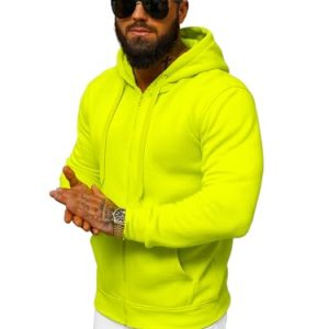 Heim OZONEE Herren Hoodie Sweatjacke AK15 OZONEE Herren Kapuzenpullover mit Reißverschluss AK15 OZONEE Langarm Kapuzenjacke