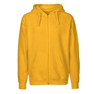 100% Fairtrade-Baumwolle Herren Zip Hoodie Kaputzenjacke | Neutral Herren Zip Hoodie Kaputzenjacke 100% Fairtrade-Baumw