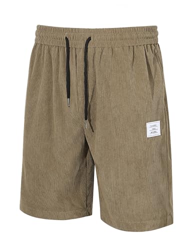 41kyrpobwcl.jpg Taraina Corduroy Kurze Hosen Herren Sommer Freizeitshorts Taschen OEKO-TEX | Taraina Kordelzug Shorts Herren Stretch So