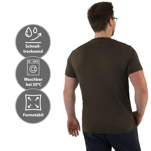 41mrhjbuzsl.jpg ALPIDEX Herren T-Shirts 5er Set Rundhals einfarbig --sizing für den perfekten Look -gemütlich und bequem zu tragen -idea