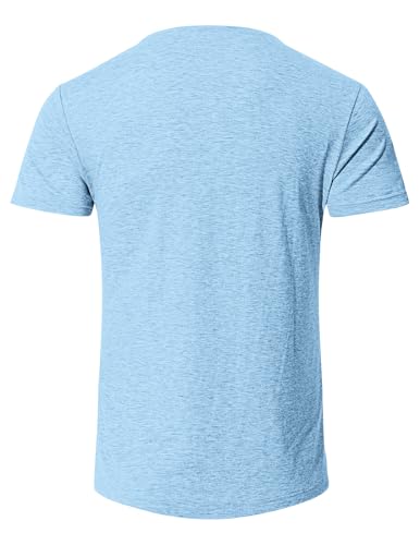 41nx57zhgal.jpg TARAINYA Baumwolle Henley T-Shirts Herren Einfarbig Sommer Basics M-4XL OEKO-TEX STANDARD 100