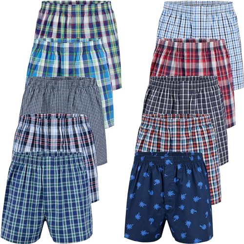 51g8jz9xgrl.jpg Streichholz Herren Boxershorts Shorts Boxer Webboxer (10er Pack) Sparpack S - 4XL